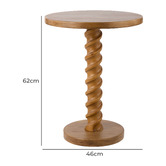 The Home Collective Felicity Pine Wood Side Table
