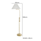 The Home Collective Cape Iron Floor Lamp
