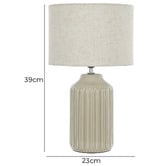 The Home Collective Jacobson Ceramic Table Lamp