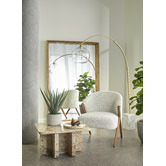 The Home Collective Carprani Round Marble Serving Board