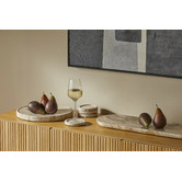 The Home Collective 4 Piece Carprani Marble Coaster Set