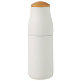 The Home Collective White Ceramic Salt &amp; Pepper Mill