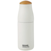 The Home Collective White Ceramic Salt &amp; Pepper Mill