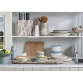 The Home Collective White Ceramic Salt &amp; Pepper Mill
