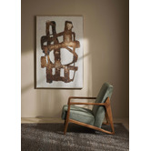 The Home Collective Yvette Rubberwood Armchair