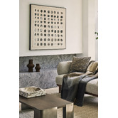 The Home Collective Abramson 2 Seater Rubberwood Sofa
