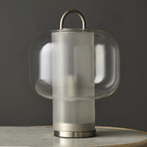 The Home Collective Titus Iron &amp; Glass Table Lamp