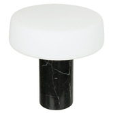 The Home Collective Holland Marble &amp; Glass Table Lamp