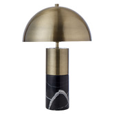 The Home Collective Fergus Brass &amp; Marble Table Lamp