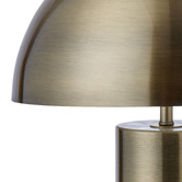 The Home Collective Fergus Brass &amp; Marble Table Lamp