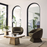 The Home Collective Reno Marble &amp; Glass Floor Lamp