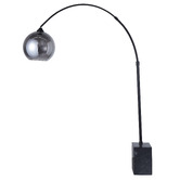 The Home Collective Reno Marble &amp; Glass Floor Lamp