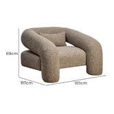 The Home Collective Fremont Boucle Armchair