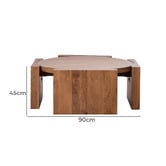 The Home Collective Sonoma Mango Wood Coffee Table