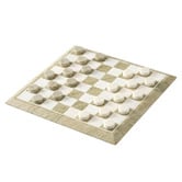 The Home Collective Castine Marble Checkers Game Set