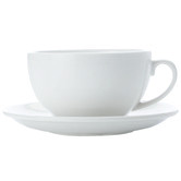 Maxwell &amp; Williams White Basics 320ml Cappuccino Cups &amp; Saucers