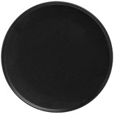 Maxwell &amp; Williams Black Caviar High Rim 26.5cm Porcelain Dinner Plates