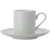 Maxwell &amp; Williams Cashmere Straight Espresso Cups &amp; Saucers