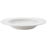 Maxwell &amp; Williams White Basics Diamonds Rim 22.5cm Porcelain Soup Bowls