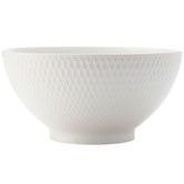 Maxwell &amp; Williams White Basics Diamonds 20cm Porcelain Noodle Bowls