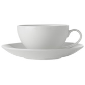 Maxwell &amp; Williams White Basics Porcelain Coupe Cups &amp; Saucers