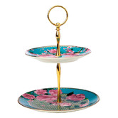 Maxwell &amp; Williams Aqua 2 Tier Teas &amp; C&#039;s Silk Road Cake Stand