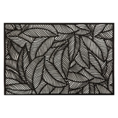 Maxwell &amp; Williams Black Leaf Table Accents Cut-Out Placemats