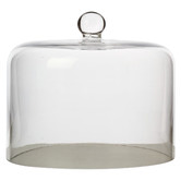 Maxwell &amp; Williams Diamante Straight Sided 19cm Glass Cake Dome