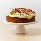 Maxwell &amp; Williams White Basics Diamonds 25cm Porcelain Footed Cake Stand