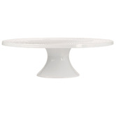 Maxwell &amp; Williams White Basics Diamonds 30cm Porcelain Footed Cake Stand