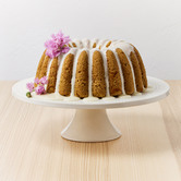Maxwell &amp; Williams White Basics Diamonds 30cm Porcelain Footed Cake Stand