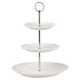 Maxwell &amp; Williams White Basics 3 Tier Porcelain Cake Stand