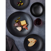 Maxwell &amp; Williams 12 Piece Black Caviar Porcelain Dinner Set
