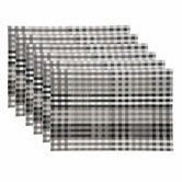 Maxwell &amp; Williams White &amp; Grey Table Accents Chequered Placemats