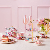 Maxwell &amp; Williams 8 Piece Estelle Michaelidies Enchantment 280ml Cup &amp; Saucer Set