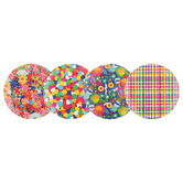 Maxwell &amp; Williams 4 Piece Donna Sharam 28cm Melamine Dinner Plate Set