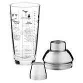 Maxwell &amp; Williams Cocktail &amp; Co 680ml Recipe Shaker