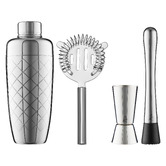 Maxwell &amp; Williams 4 Piece Cocktail &amp; Co Lafayette Drink Making Set
