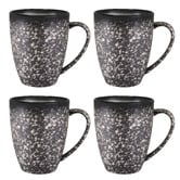 Maxwell &amp; Williams Caviar 420ml Porcelain Coupe Mugs