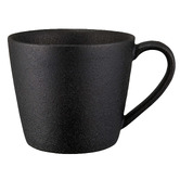 Maxwell &amp; Williams Black Caviar 420ml Porcelain Conical Mugs
