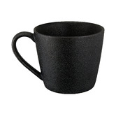 Maxwell &amp; Williams Black Caviar 420ml Porcelain Conical Mugs