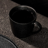 Maxwell &amp; Williams Black Caviar 420ml Porcelain Conical Mugs