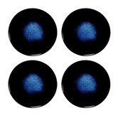 Maxwell &amp; Williams Midnight Caviar 27.3cm Porcelain Coupe Dinner Plates