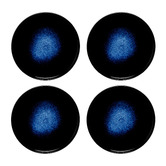 Maxwell &amp; Williams Midnight Caviar 21.2cm Porcelain High Rim Side Plates