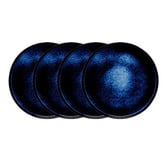 Maxwell &amp; Williams Midnight Caviar Porcelain High Rim Dinner Plates