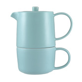 Maxwell &amp; Williams Cafe Life 450ml Porcelain Tea For One with Infuser