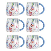Maxwell &amp; Williams Royal Botanic Gardens Eucalyptus Bloom II 350ml Porcelain Mugs