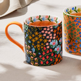 Maxwell &amp; Williams Blue Fields of Joy 350ml Porcelain Mugs
