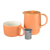 Maxwell &amp; Williams Cafe Life 450ml Porcelain Tea For One with Infuser