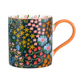 Maxwell &amp; Williams Blue Fields of Joy 350ml Porcelain Mugs
